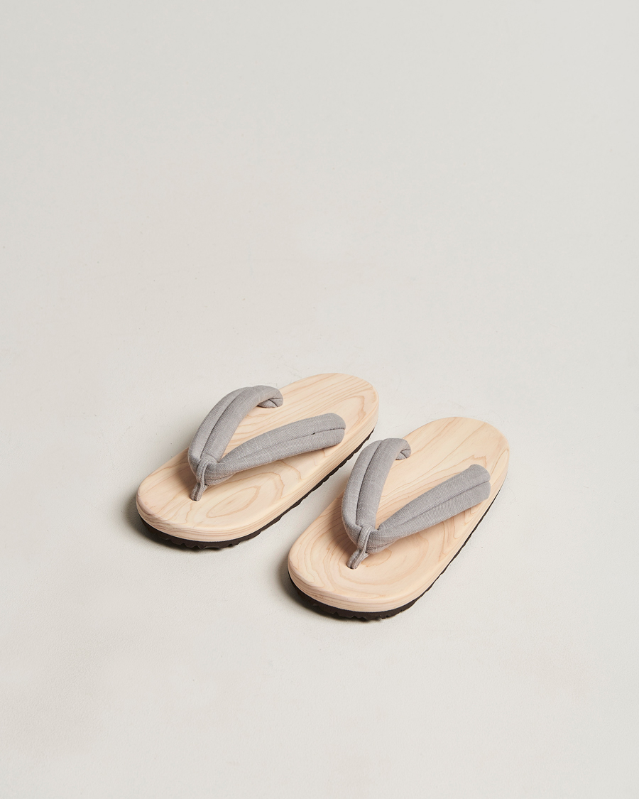Herren | Schuhe | Beams Japan | Wooden Geta Sandals Light Grey