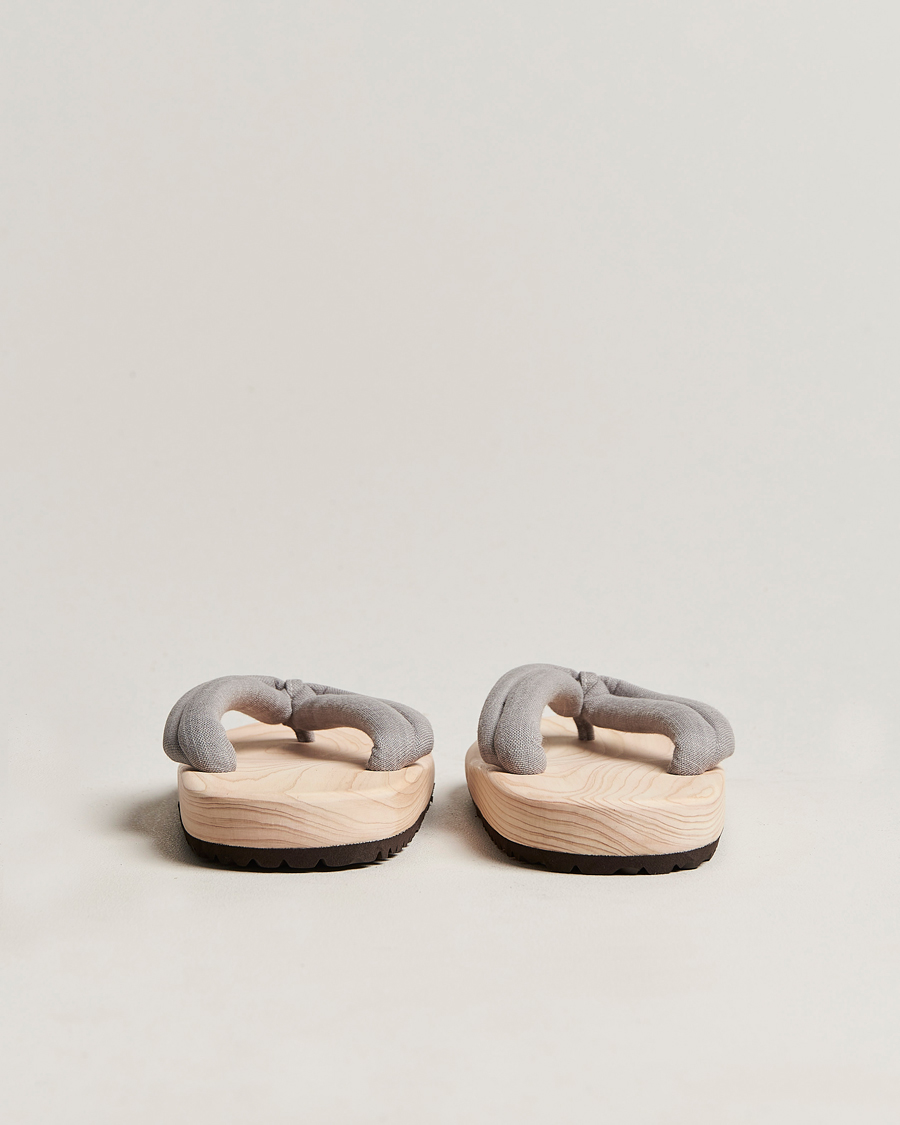 Herren | Beams Japan Wooden Geta Sandals Light Grey | Beams Japan | Wooden Geta Sandals Light Grey