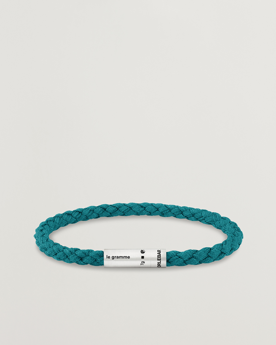 Herren | Schmuck | LE GRAMME | x Orlebar Brown Nato Bracelet Navy/Teal