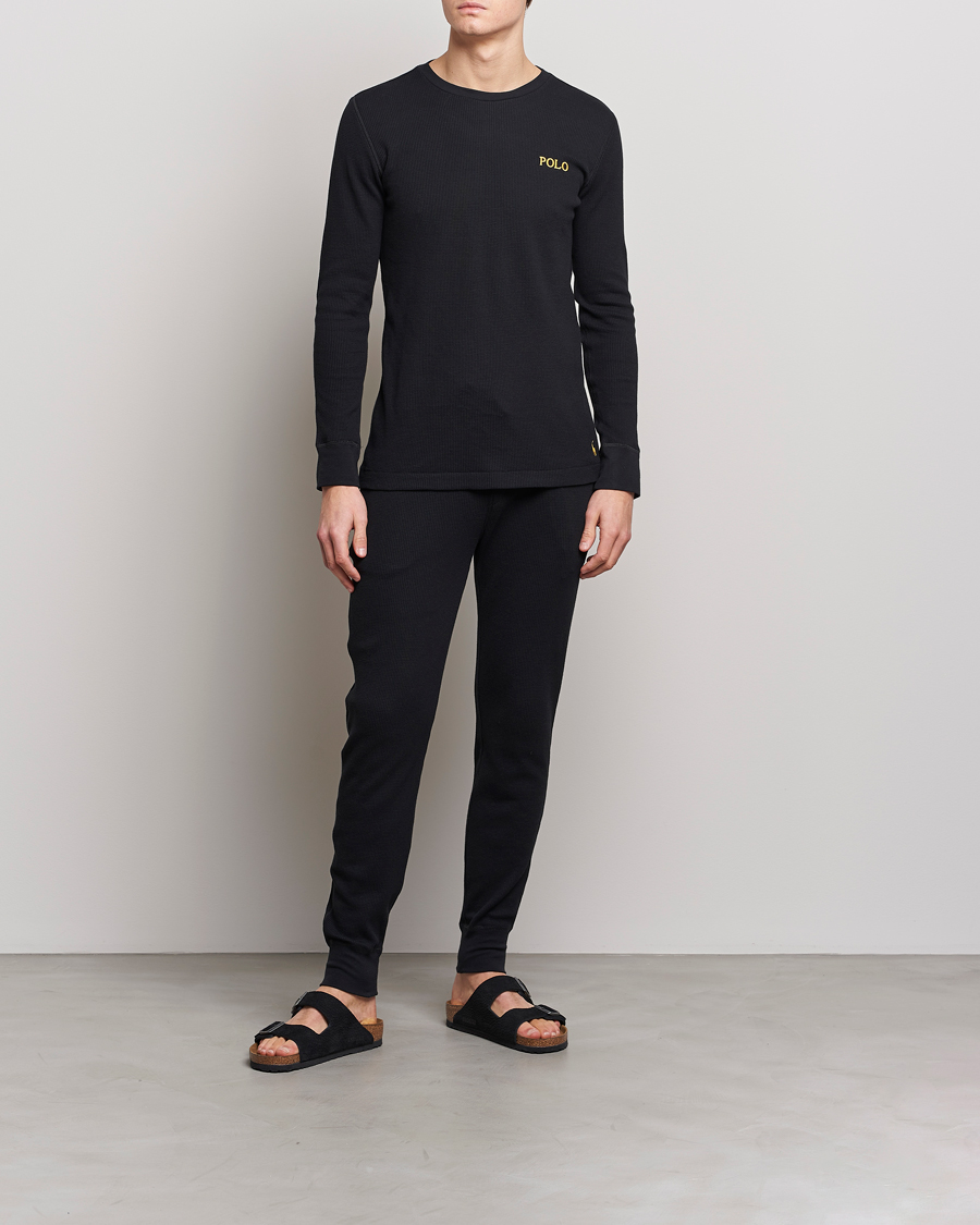 Herren | Hosen | Polo Ralph Lauren | Waffle Sweatpants Black