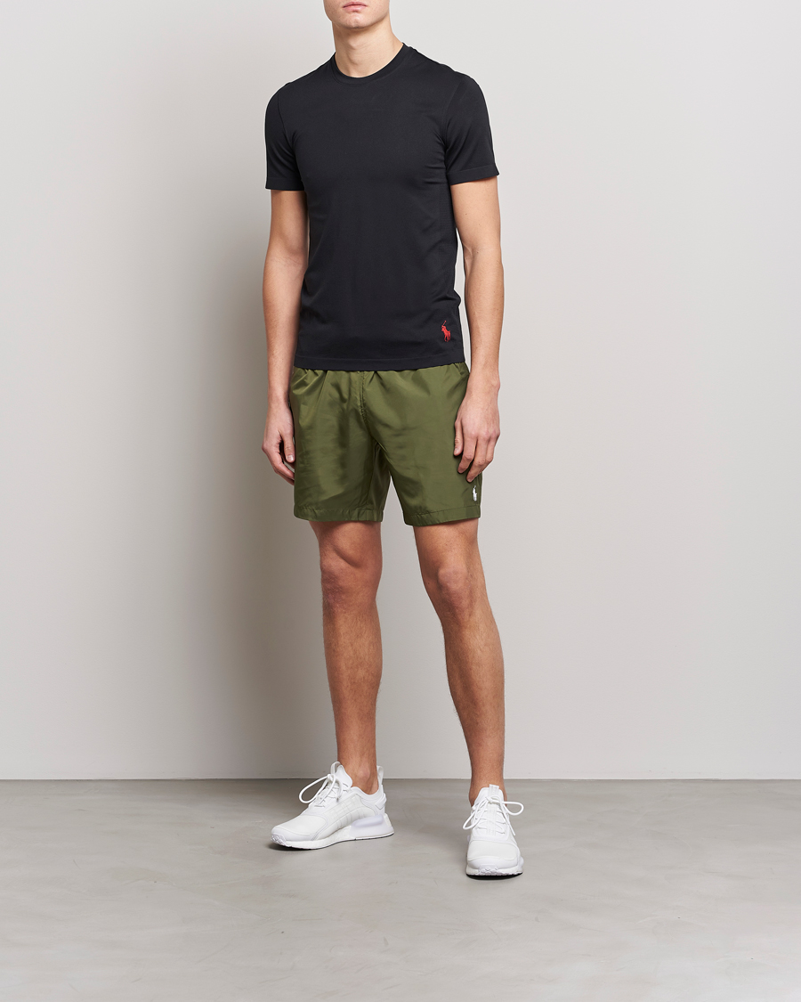 Herren | T-Shirts | Polo Ralph Lauren | Active Crew Neck Tee Polo Black