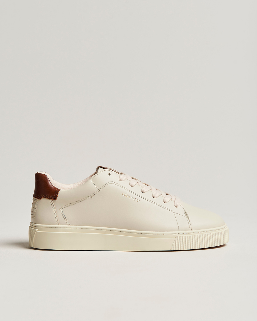 Herren | GANT Mc Julien Leather Sneaker Light Beige/Cognac | GANT | Mc Julien Leather Sneaker Light Beige/Cognac