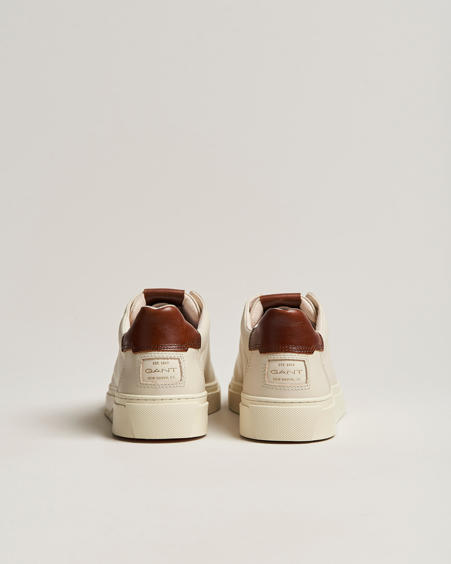 Herren | GANT Mc Julien Leather Sneaker Light Beige/Cognac | GANT | Mc Julien Leather Sneaker Light Beige/Cognac