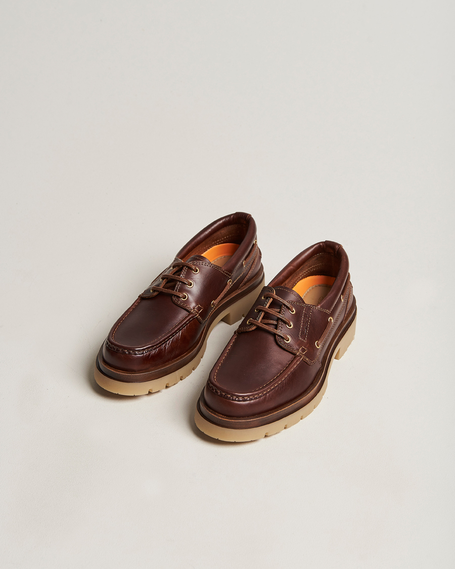 Herren | GANT Zeamee Leather Boat Shoe Cognac | GANT | Zeamee Leather Boat Shoe Cognac