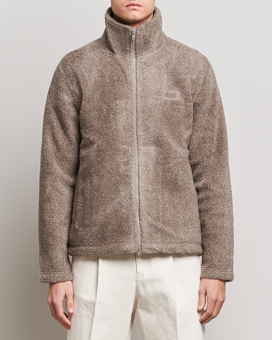 Herren | Pullover | NN07 | Nil Pile Full Zip Jacket Iron