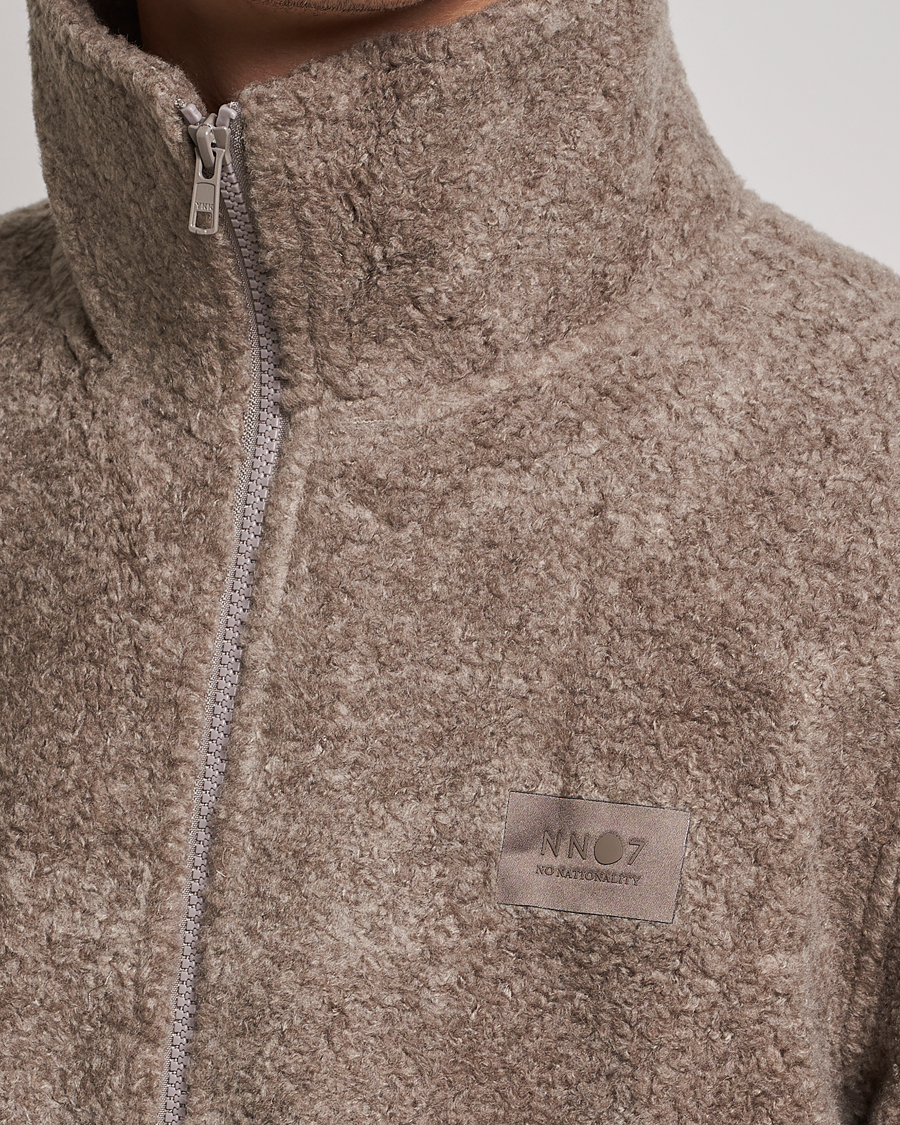 Herren | Pullover | NN07 | Nil Pile Full Zip Jacket Iron