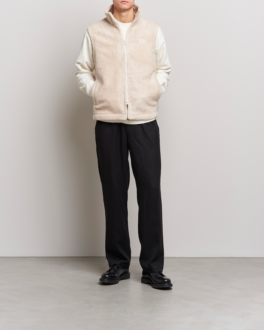 Herren | Pullover | NN07 | Nil Pile Vest Ecru