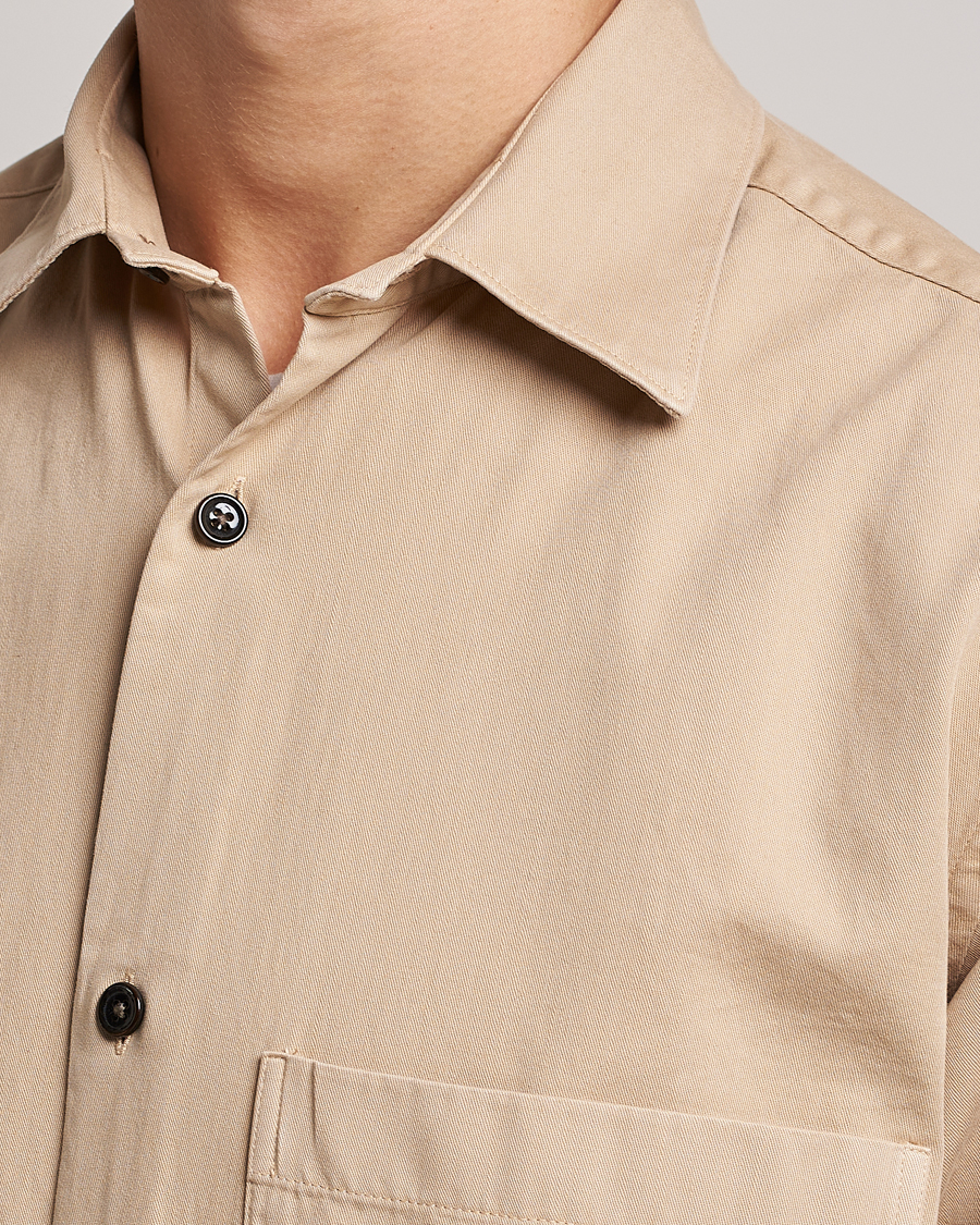 Herren | Hemden | NN07 | Freddy Pocket Overshirt Light Khaki