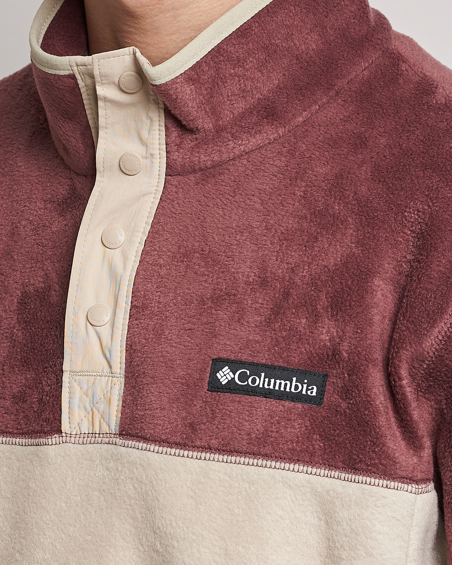 Herren | Pullover | Columbia | Steens Mountain Half Snap 2.0 Fleece Light Raisin