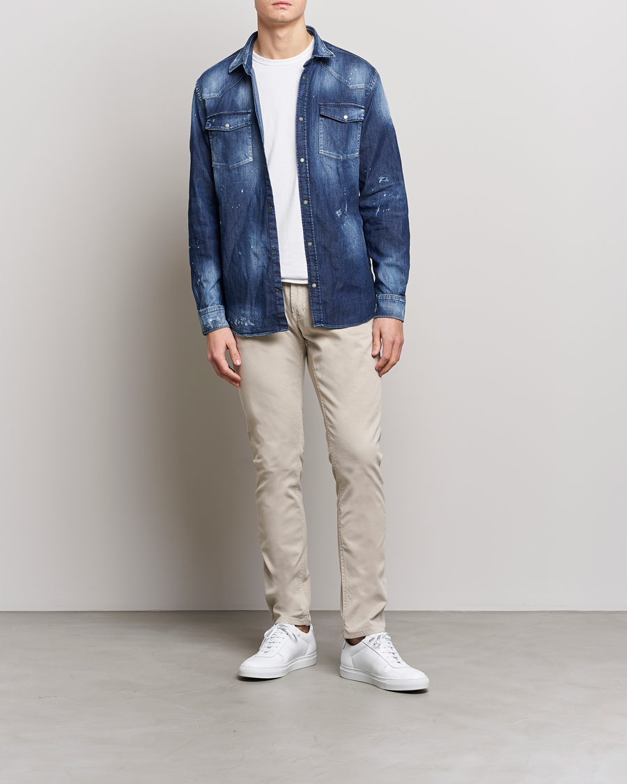 Herren | Hosen | Dondup | George Gabardine 5-Pocket Sand