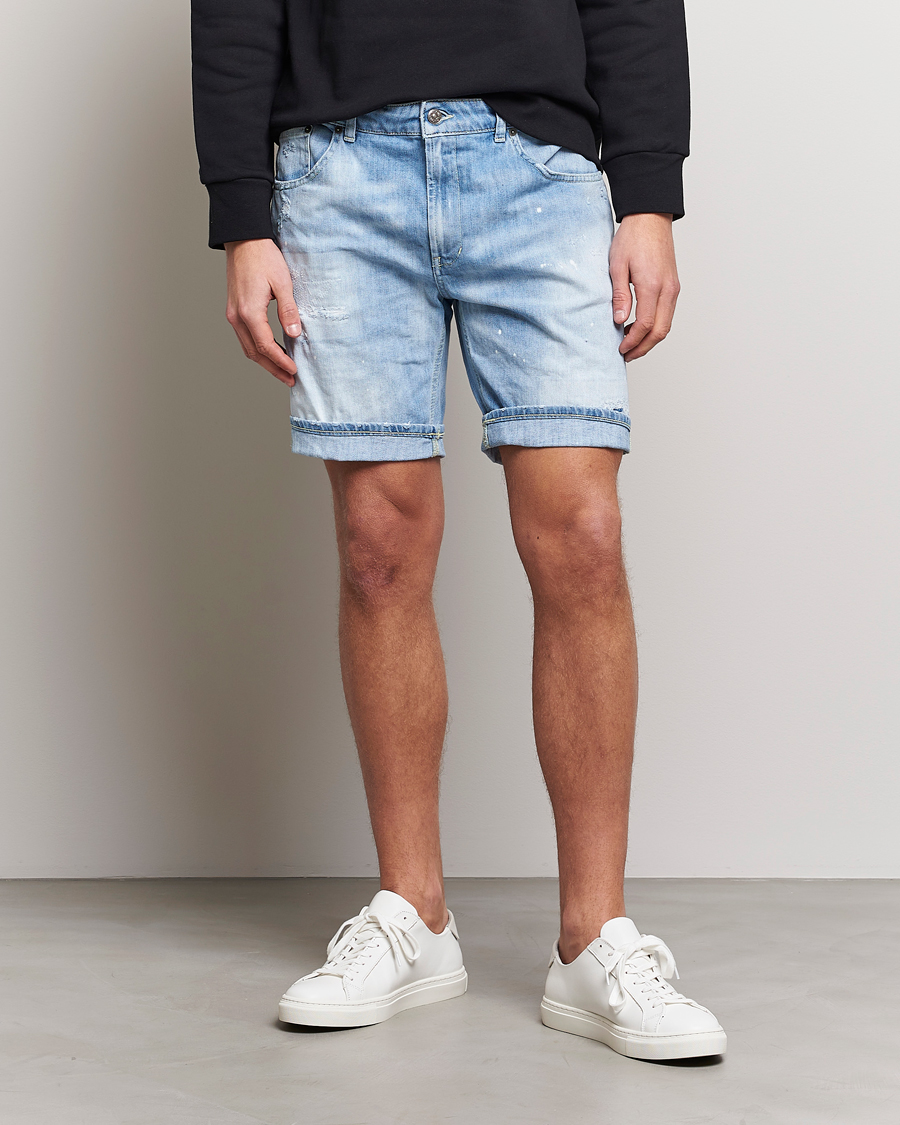 Herren | Shorts | Dondup | Derick Bull Denim Shorts Light Blue