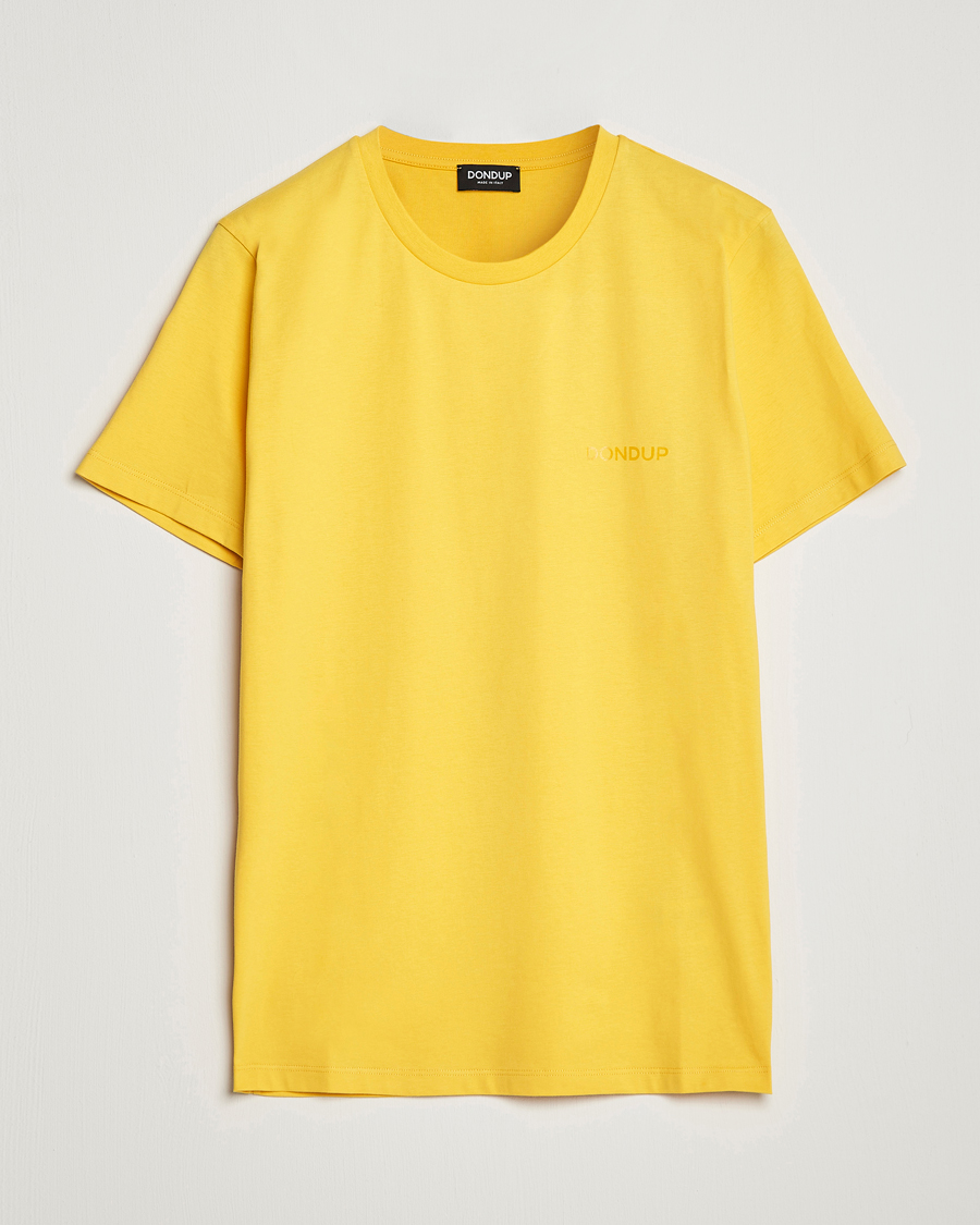 Herren | T-Shirts | Dondup | Crew Neck Tee Yellow