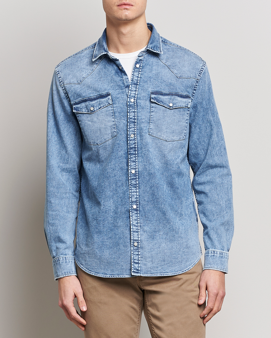 Herren | Hemden | Dondup | Denim Shirt Light Blue