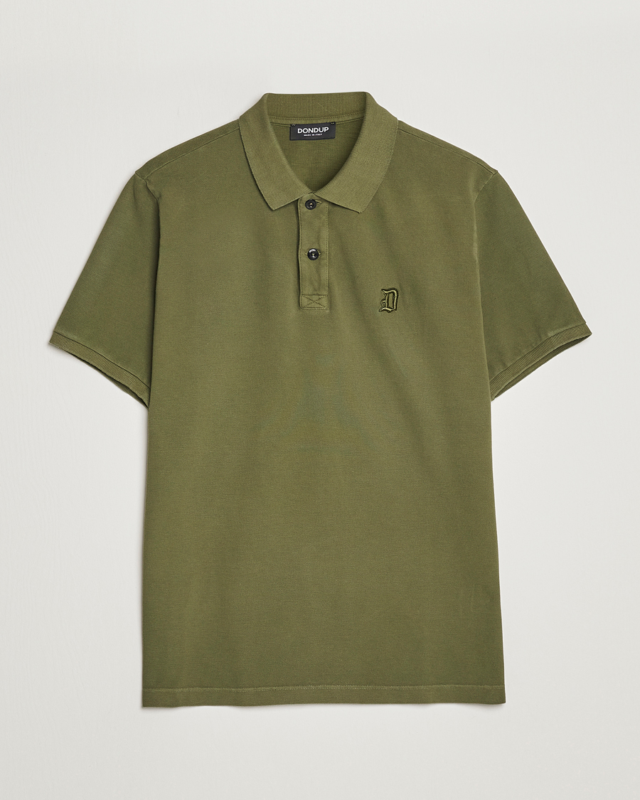Herren | Poloshirts | Dondup | Cotton Pique Olive
