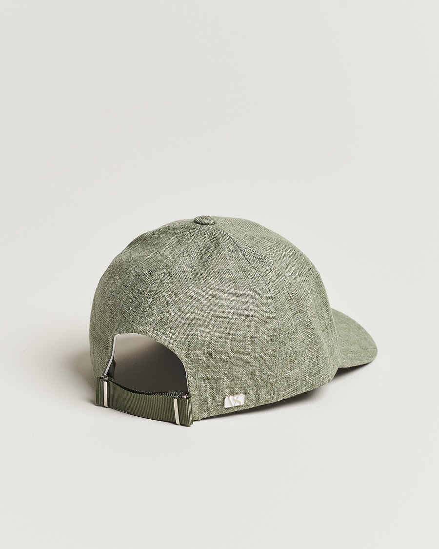 Herren | Varsity Headwear Linen Baseball Cap Pistachio Green | Varsity Headwear | Linen Baseball Cap Pistachio Green