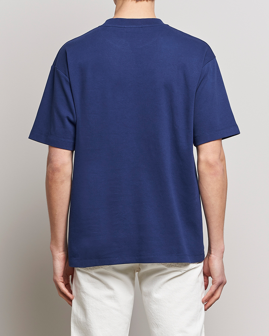 Herren | T-Shirts | Drôle de Monsieur | Pot de Fleur T-Shirt Navy