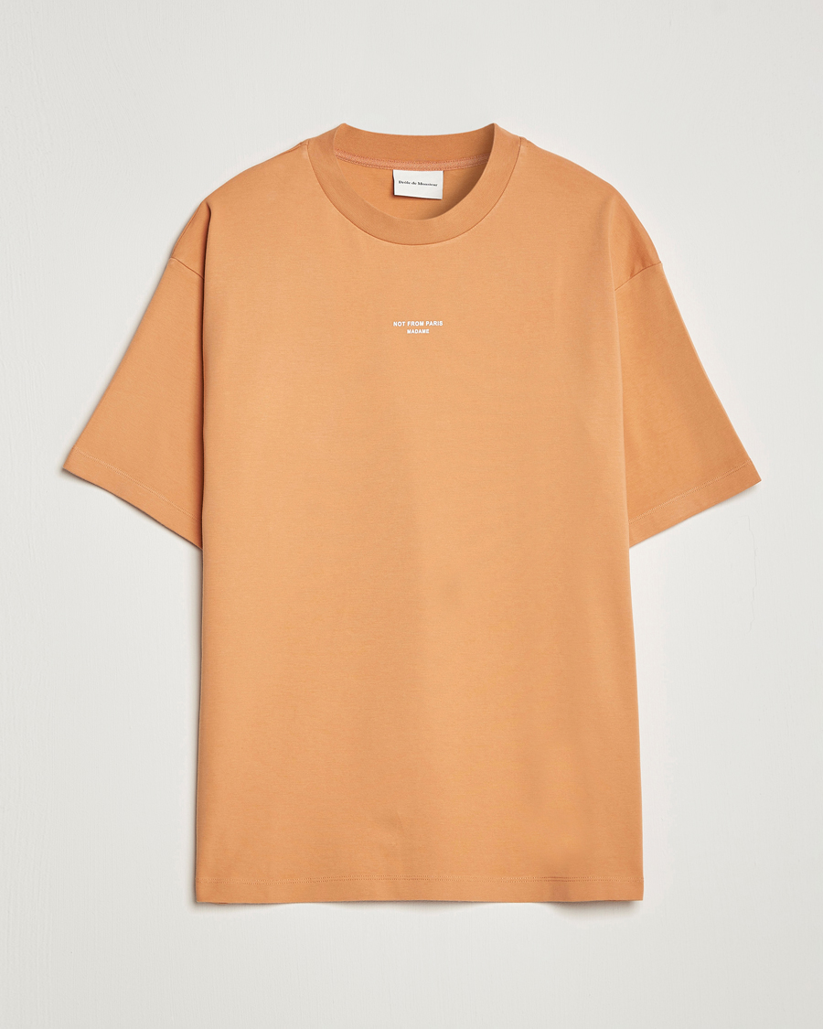 Herren | T-Shirts | Drôle de Monsieur | Classic NFPM T-Shirt Peach