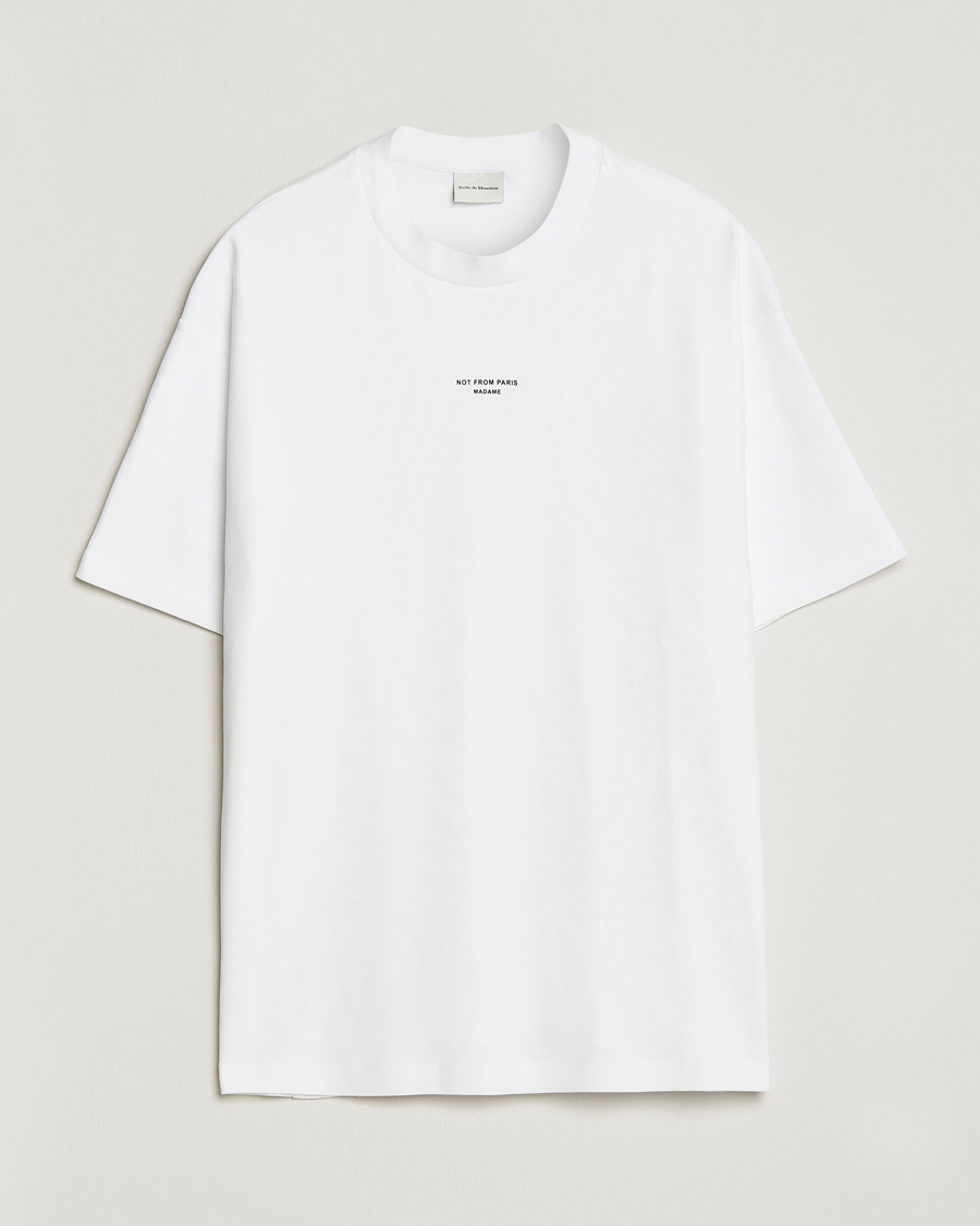 Herren | T-Shirts | Drôle de Monsieur | Classic NFPM T-Shirt White