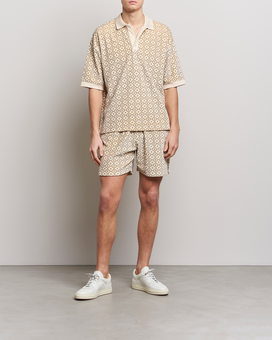 Herren | Poloshirts | Drôle de Monsieur | Monogram Terry Polo Off White