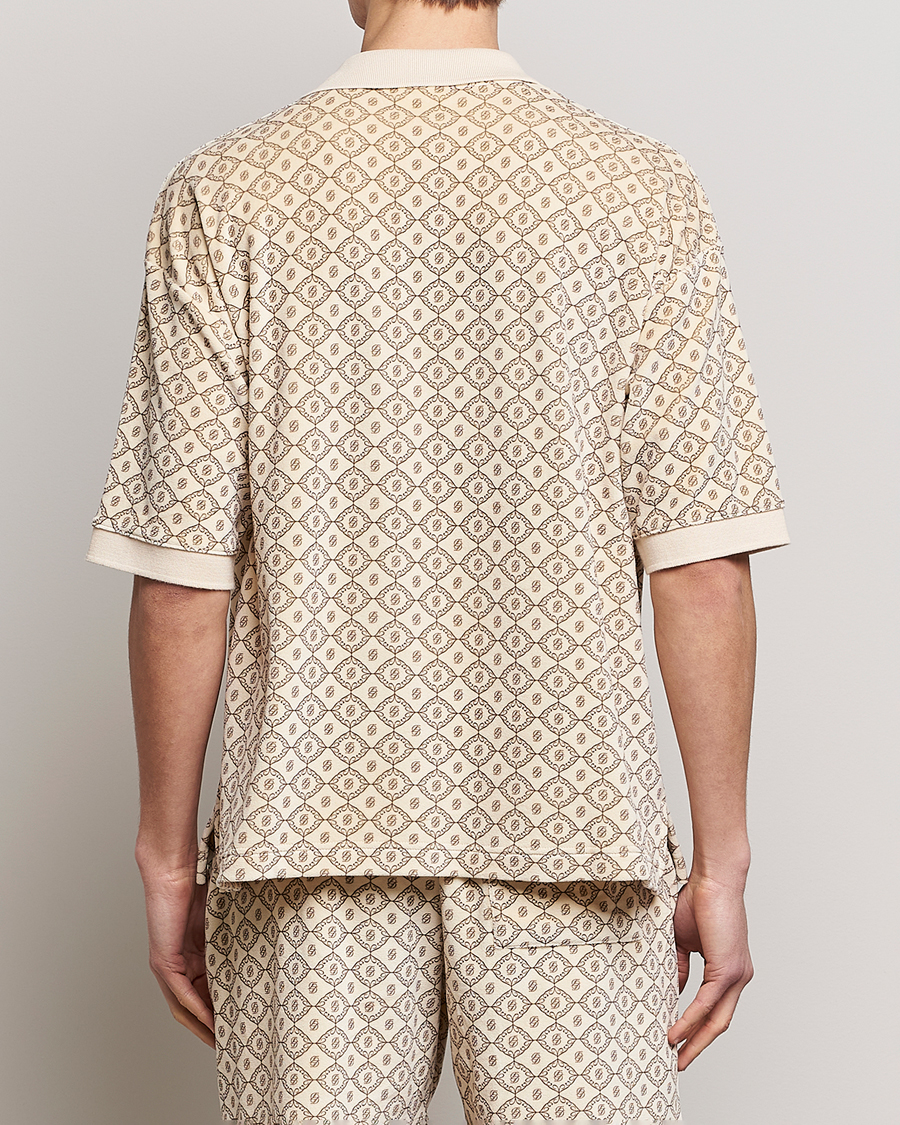 Herren | Poloshirts | Drôle de Monsieur | Monogram Terry Polo Off White