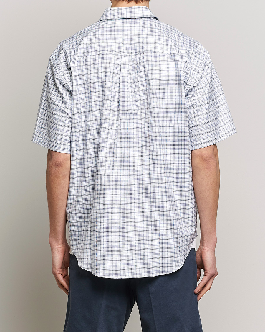 Herren | Hemden | Drôle de Monsieur | Short Sleeve Signature Shirt Blue Check