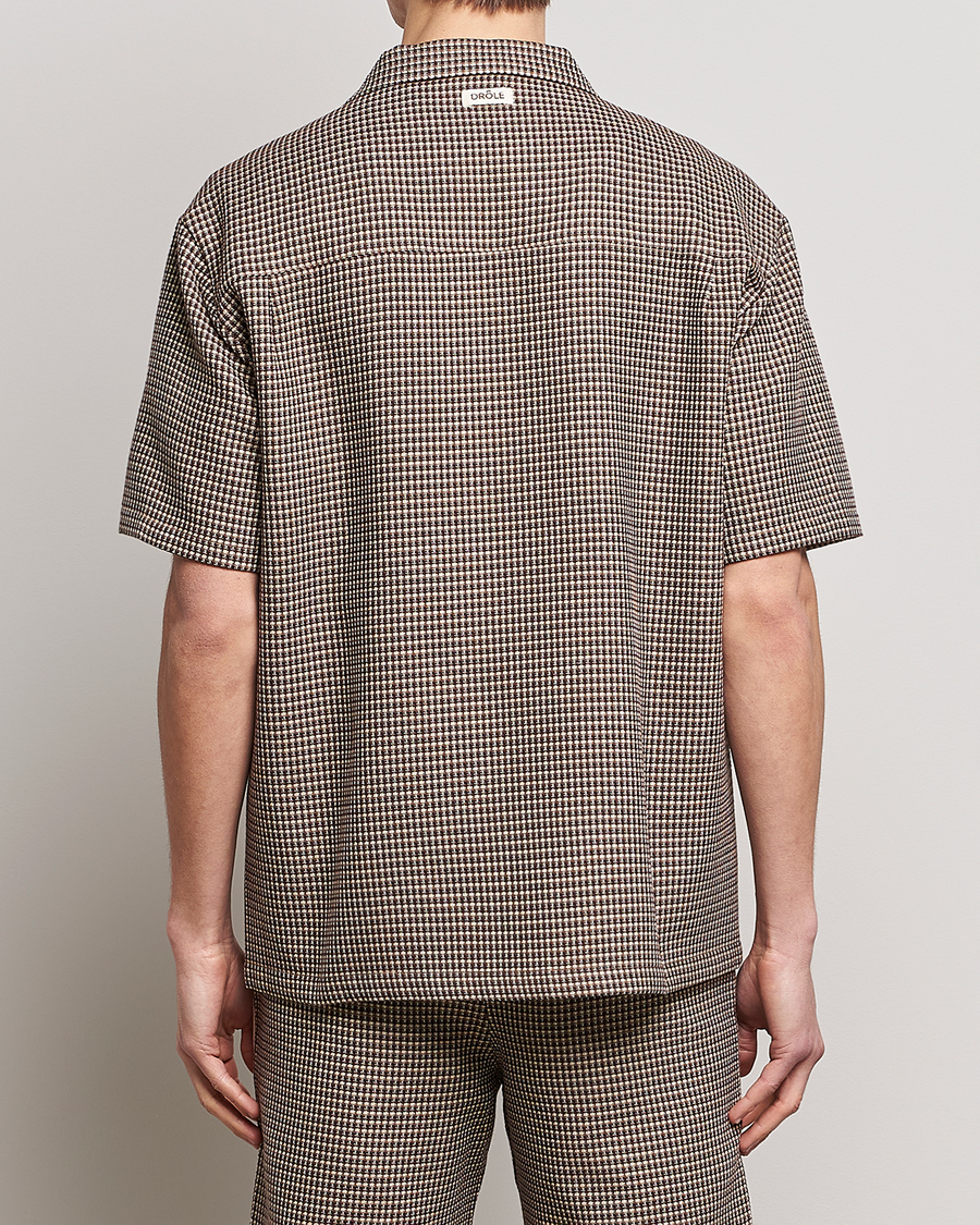 Herren | Hemden | Drôle de Monsieur | Jacquard Bowling Shirt Brown