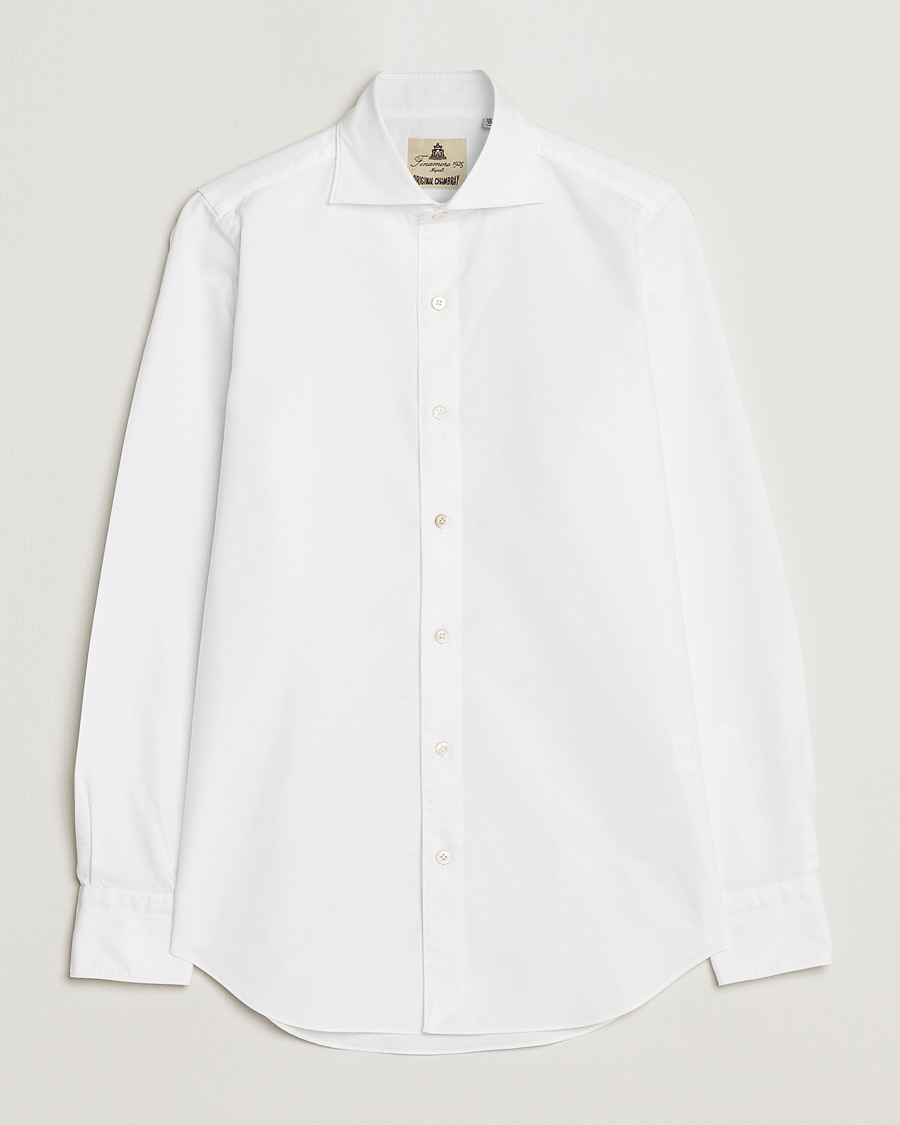 Herren | Hemden | Finamore Napoli | Tokyo Slim Chambray Shirt White