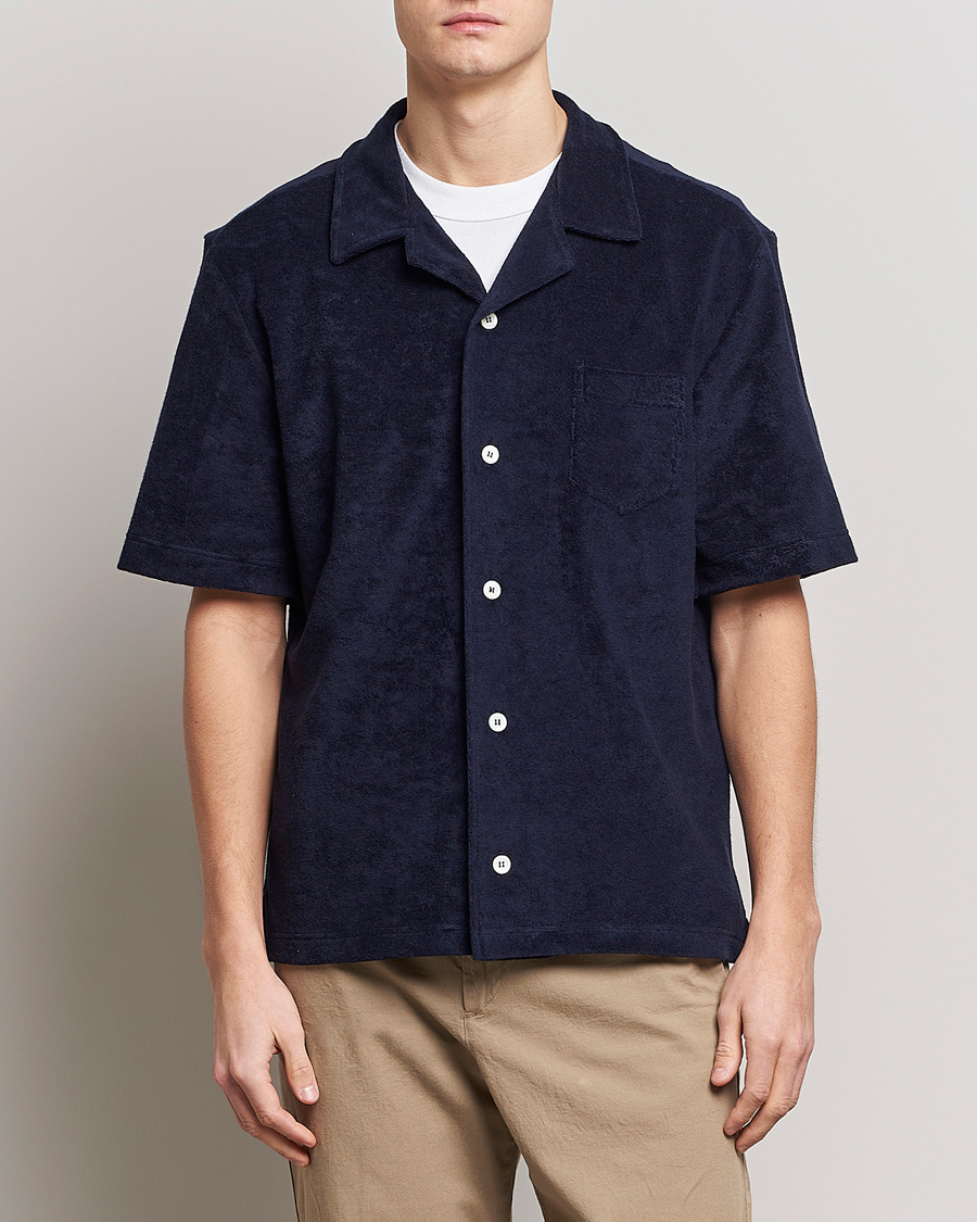 Herren | Hemden | Howlin' | Short Sleeve Terry Shirt Navy