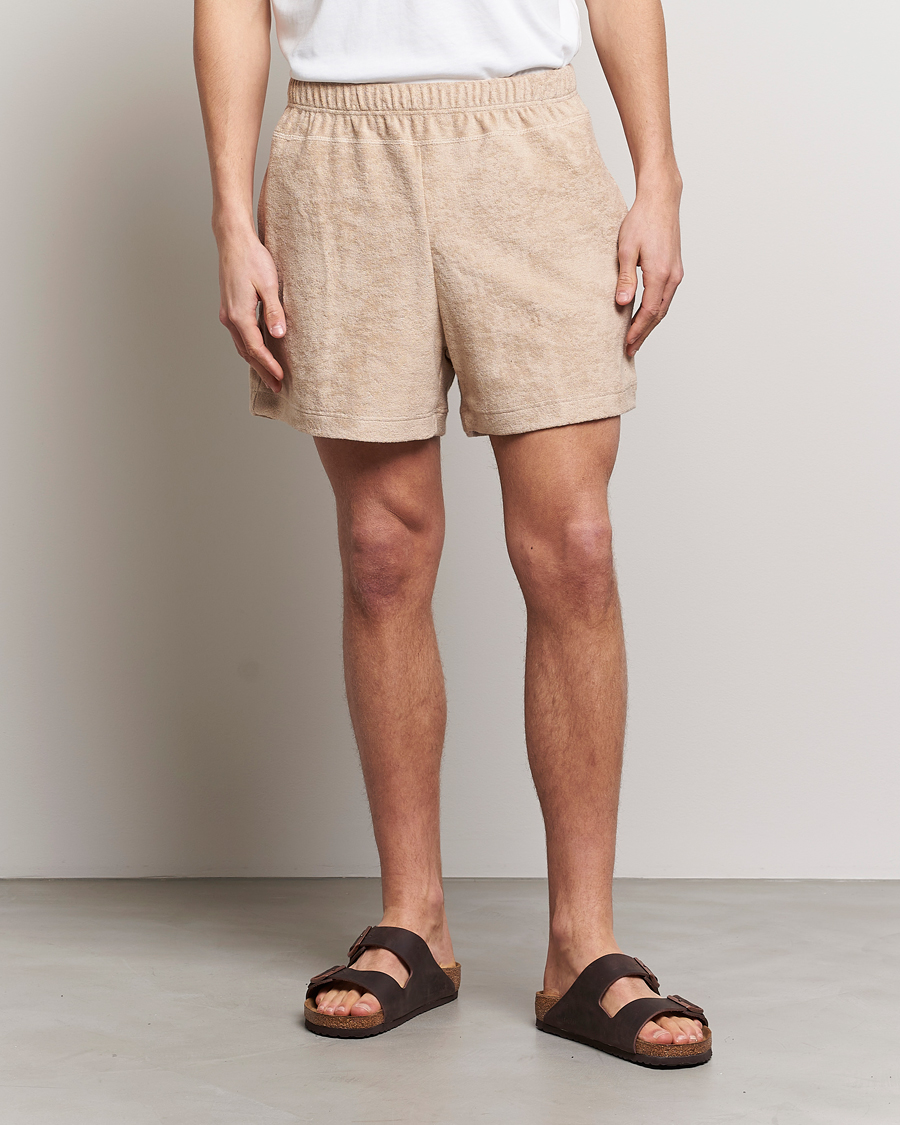 Herren | Shorts | Howlin' | Cotton Blend Terry Shorts Cashew