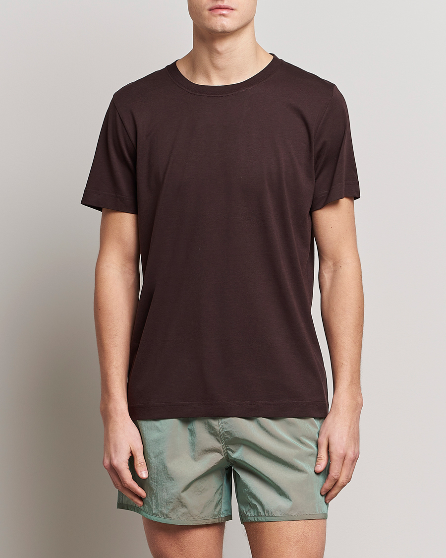 Herren | T-Shirts | CDLP | Midweight T-Shirt Brown