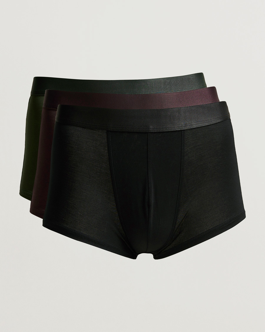 Herren | Unterwäsche | CDLP | 3-Pack Boxer Trunk Black/Army/Brown