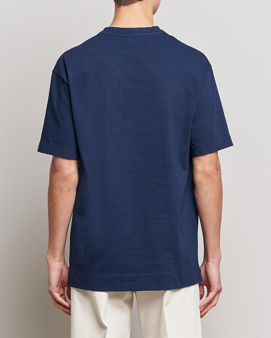 Herren | T-Shirts | Massimo Alba | Nevis Short Sleeve T-Shirt Navy