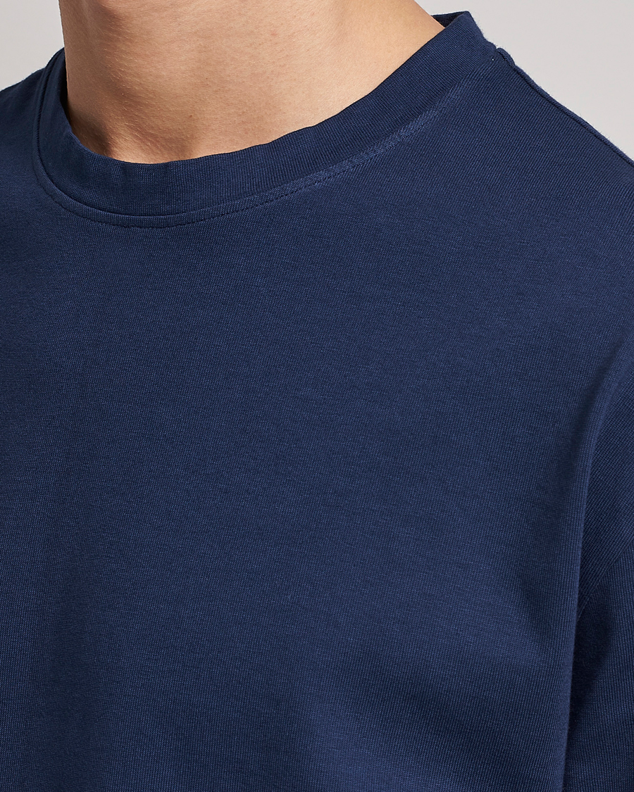 Herren | T-Shirts | Massimo Alba | Nevis Short Sleeve T-Shirt Navy