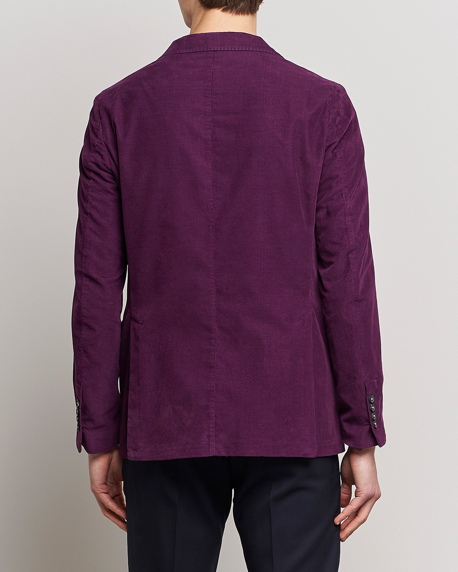 Herren | Sakkos | Massimo Alba | Baby Corduroy Blazer Plum
