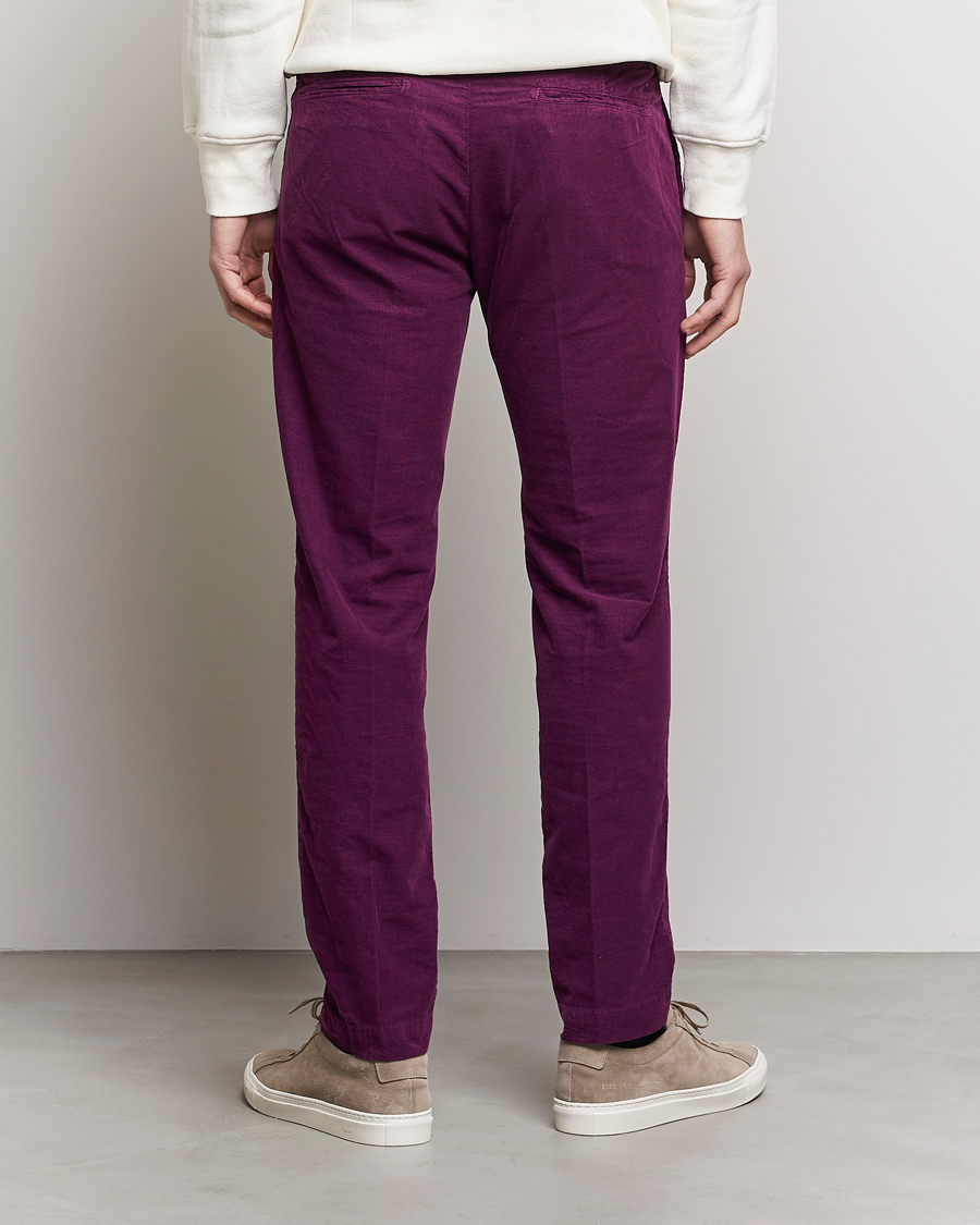 Herren | Hosen | Massimo Alba | Baby Corduroy Trousers Plum