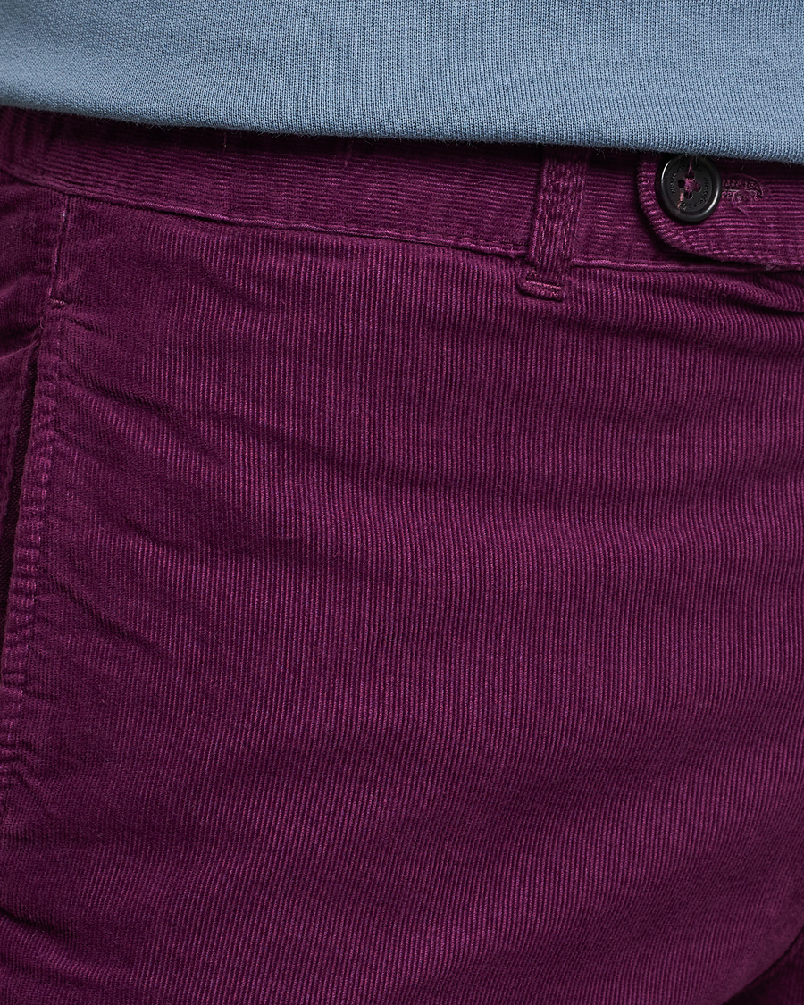 Herren | Hosen | Massimo Alba | Baby Corduroy Trousers Plum