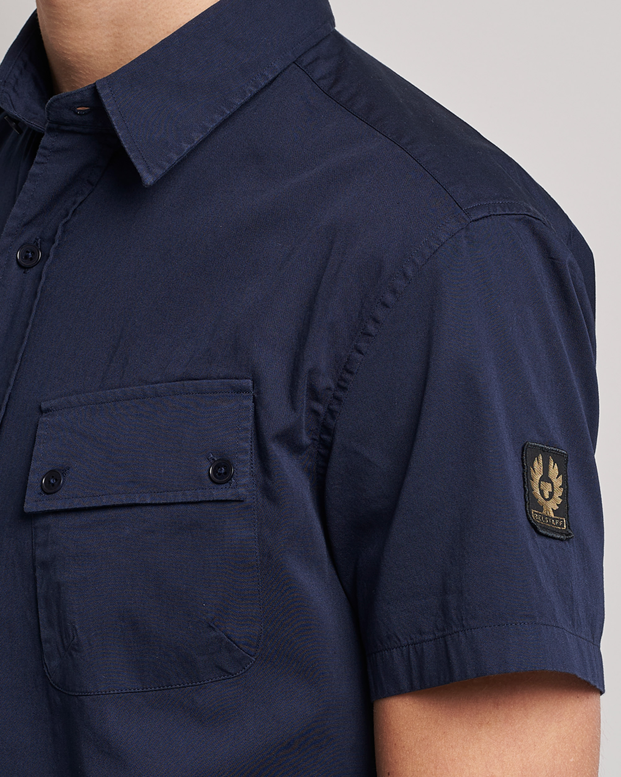 Herren | Hemden | Belstaff | Short Sleeve Pitch Shirt Neep Navy