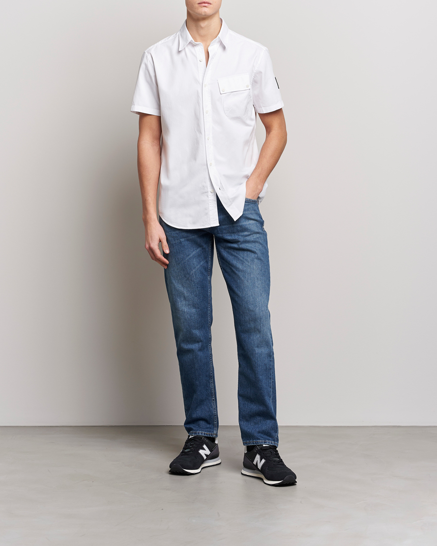 Herren | Hemden | Belstaff | Short Sleeve Pitch Shirt White