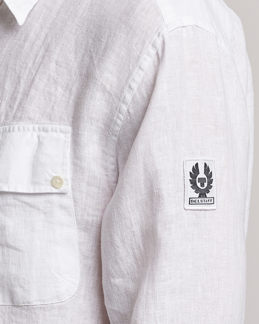 Herren | Hemden | Belstaff | Pitch Linen Pocket Shirt White