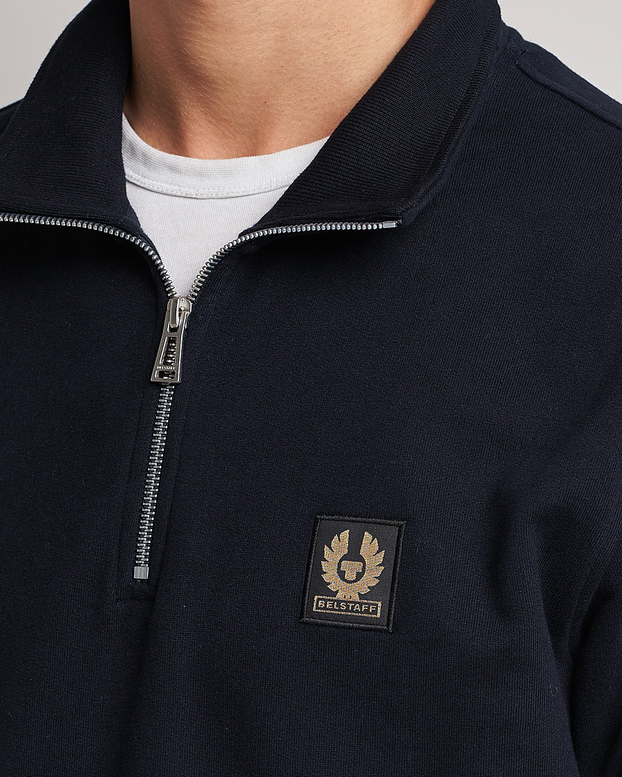 Herren | Pullover | Belstaff | Signature Half Zip Sweatshirt Dark Ink