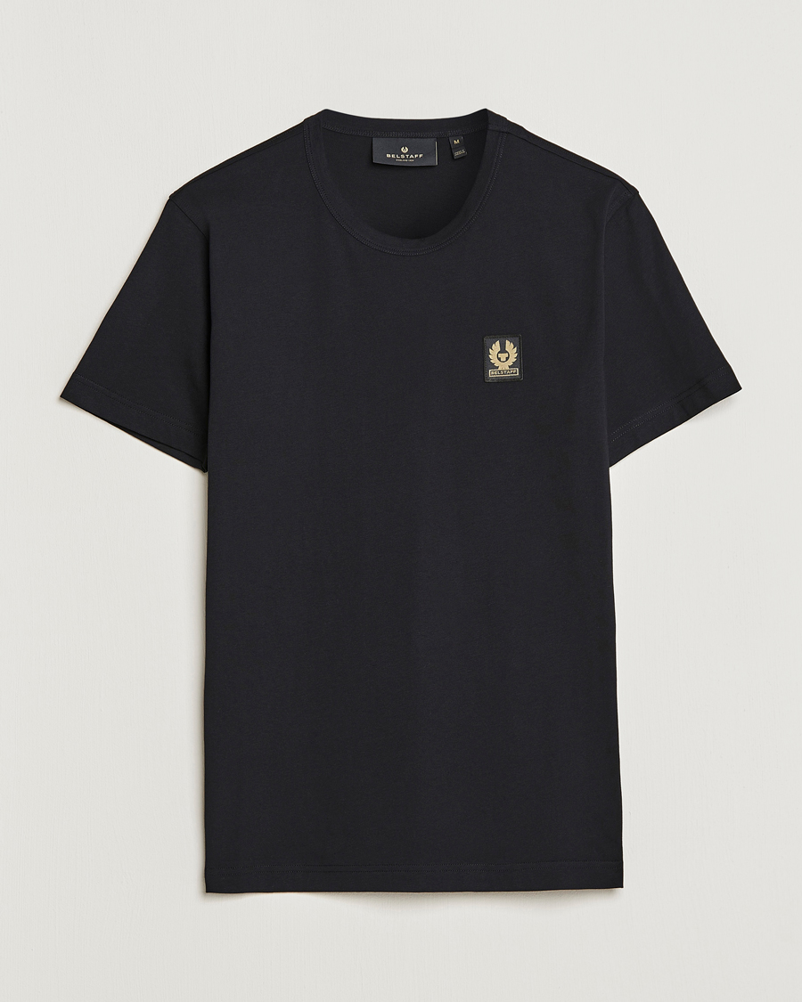 Herren | T-Shirts | Belstaff | Cotton Logo T-Shirt BLACK