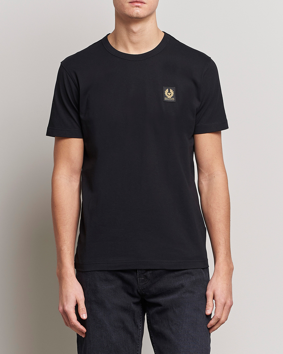 Herren | Schwartze t-shirts | Belstaff | Cotton Logo T-Shirt Black