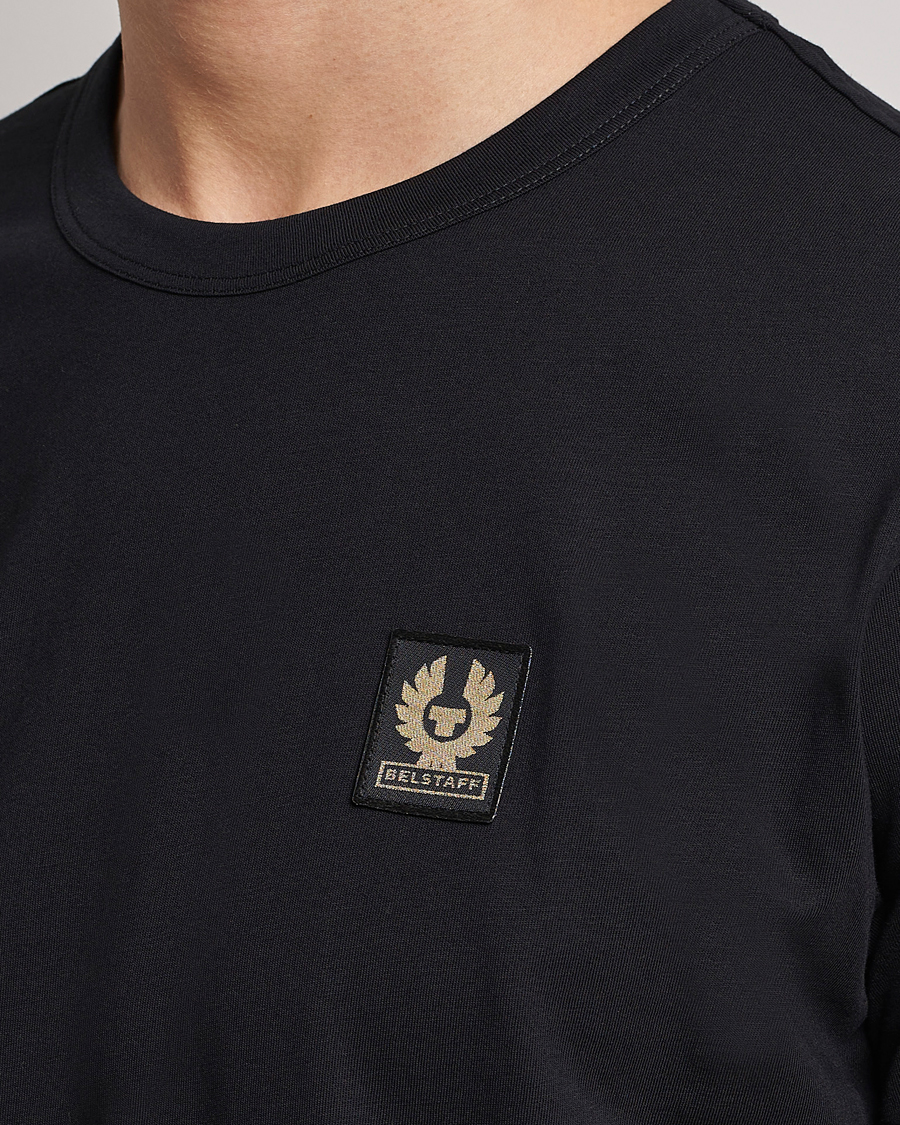 Herren | T-Shirts | Belstaff | Cotton Logo T-Shirt BLACK