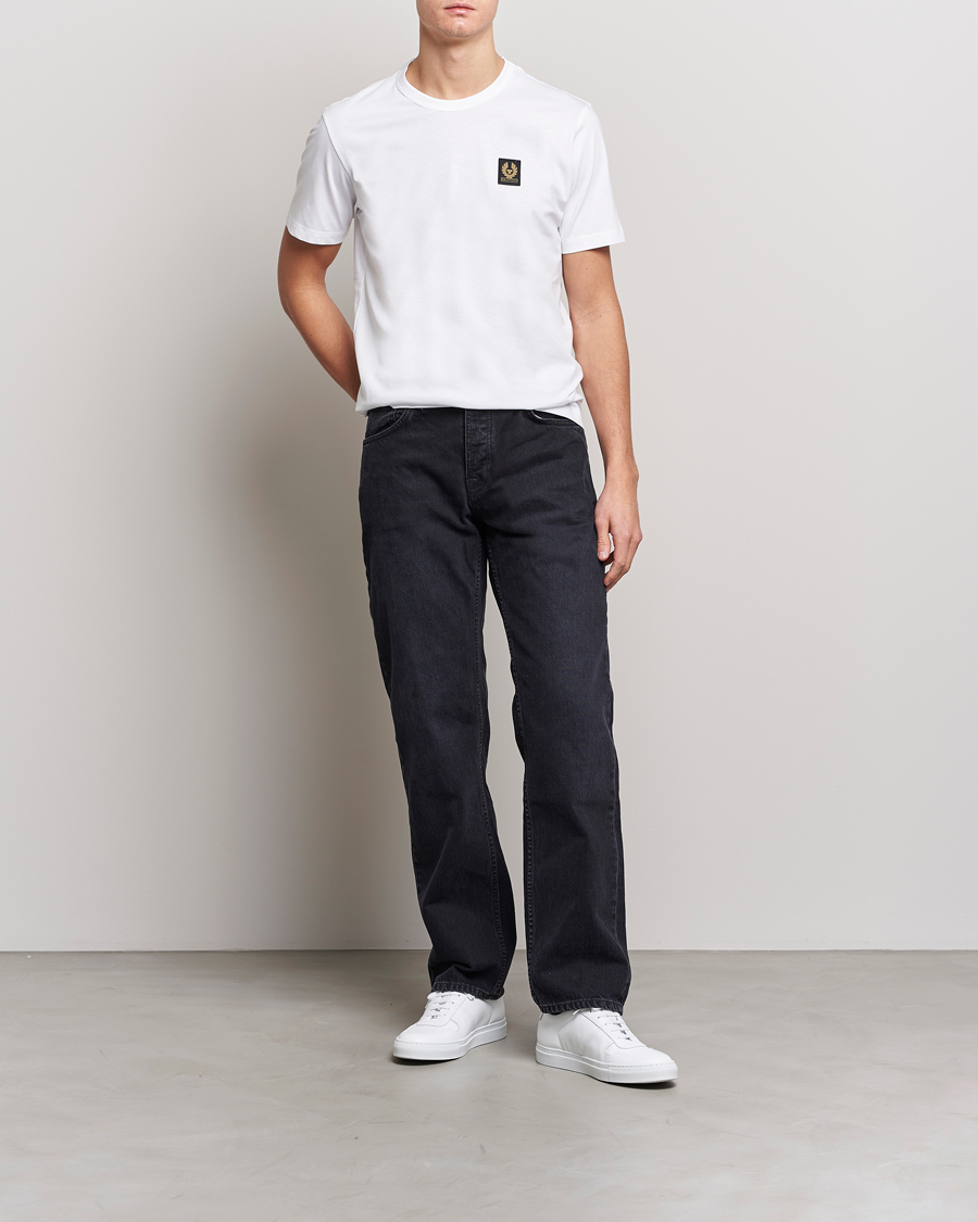 Herren | T-Shirts | Belstaff | Cotton Logo T-Shirt White