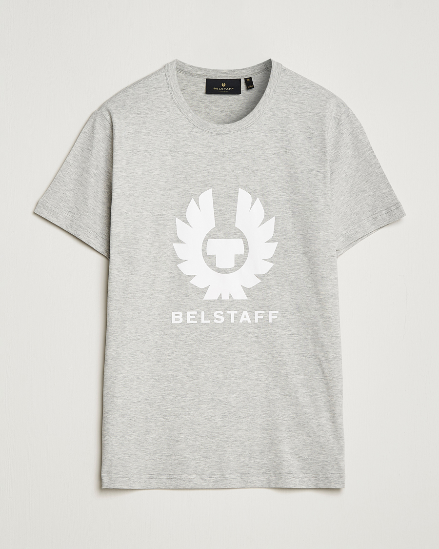 Herren | T-Shirts | Belstaff | Phoenix Logo T-Shirt Old Silver Heather