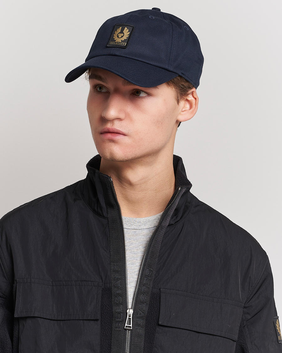 Herren | Belstaff Phoenix Logo Cap Navy | Belstaff | Phoenix Logo Cap Navy