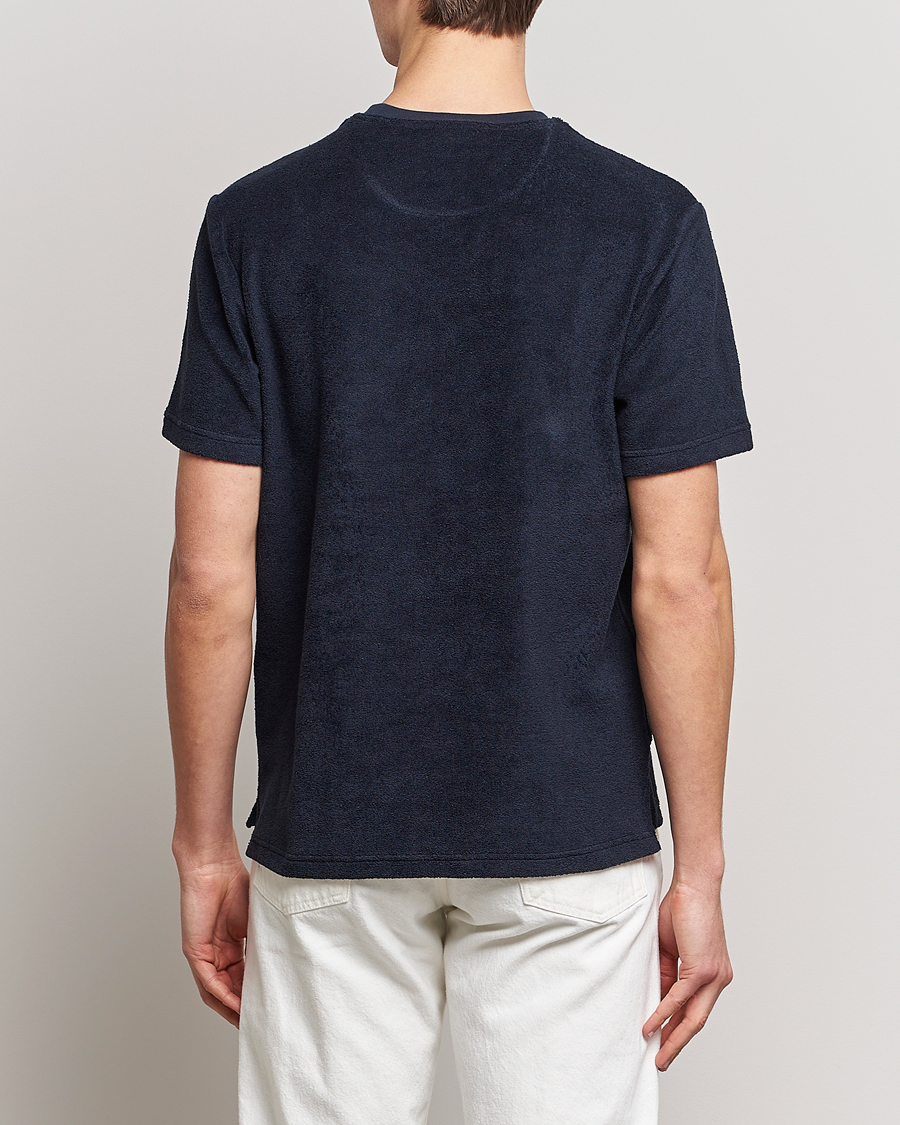 Herren | T-Shirts | Belstaff | Turret Terry Logo T-Shirt Dark Ink