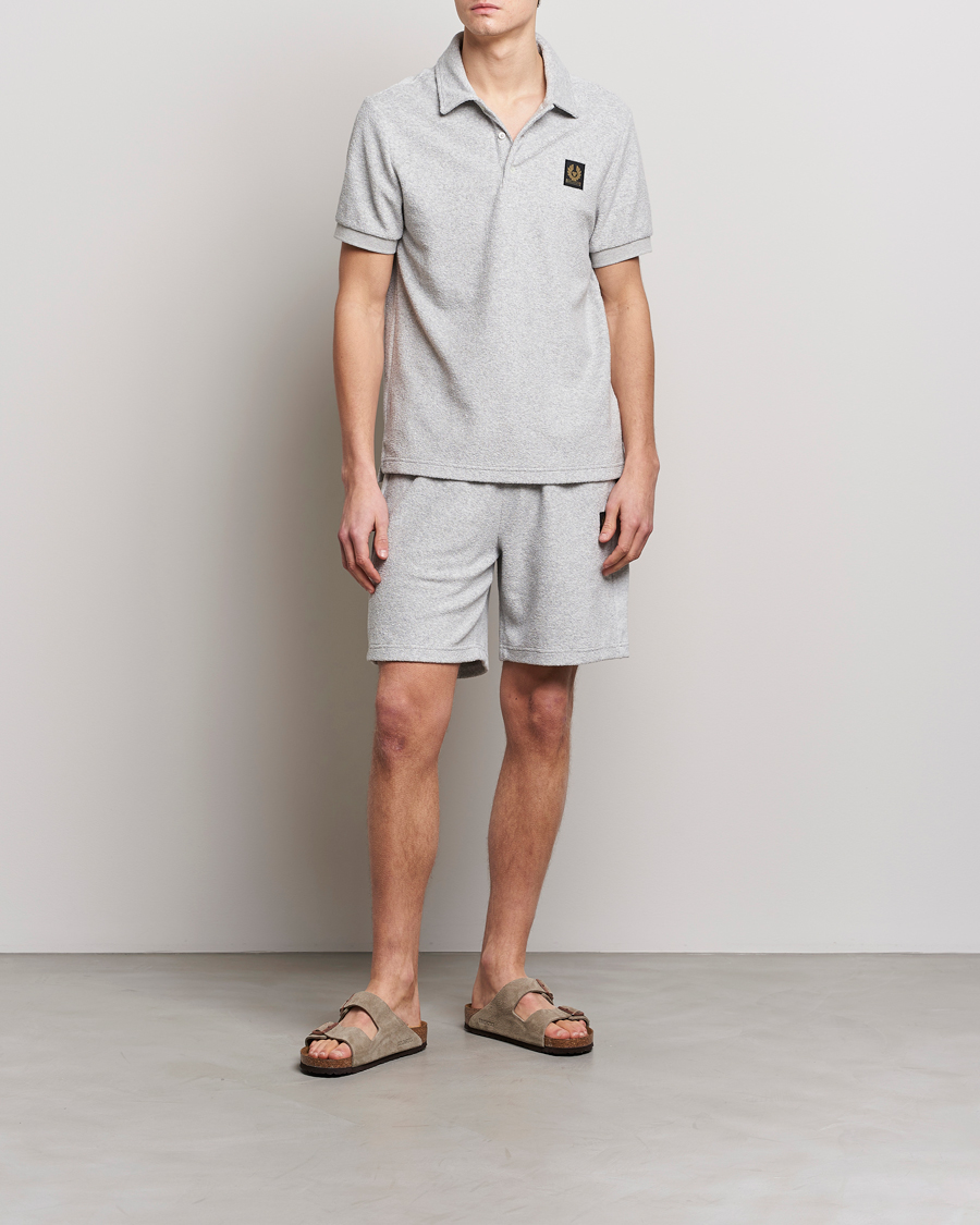 Herren | Shorts | Belstaff | Trawler Terry Shorts Old Silver Heather