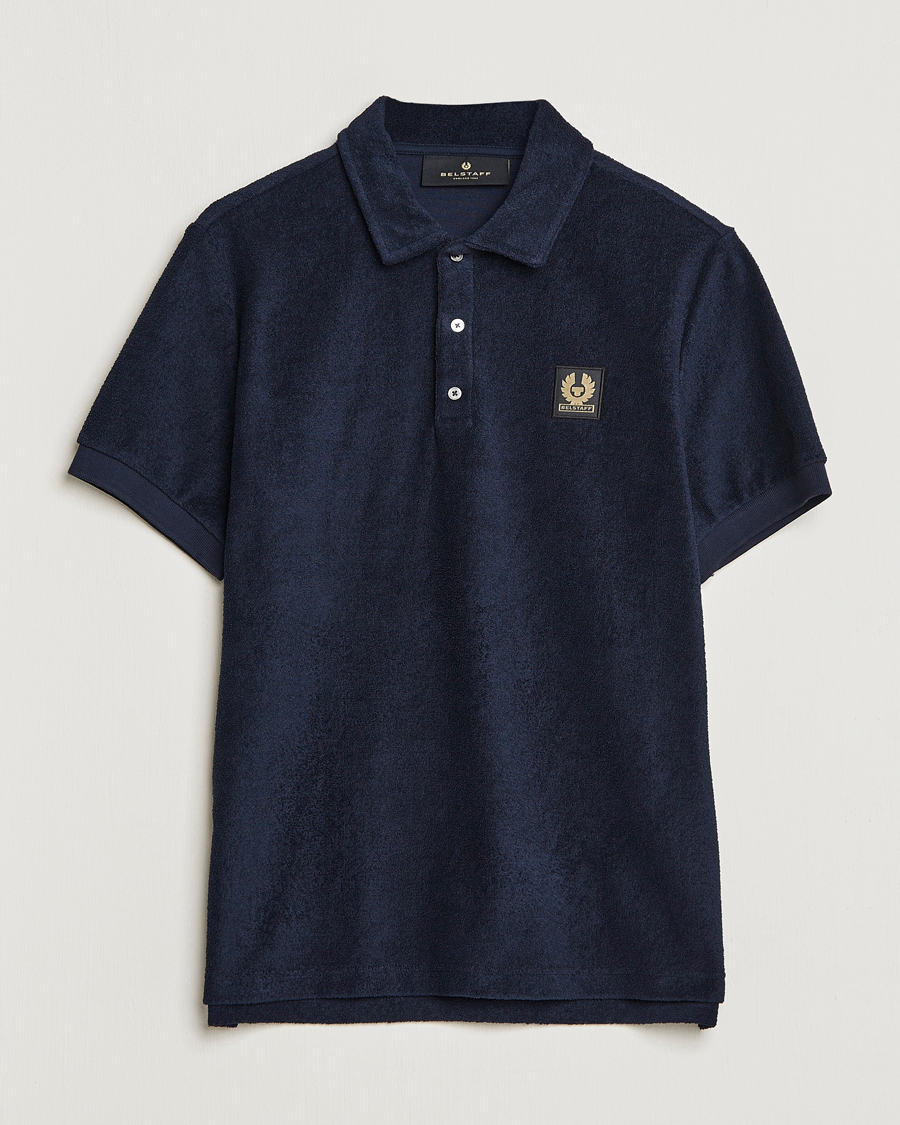 Herren | Poloshirts | Belstaff | Tether Terry Polo Dark Ink