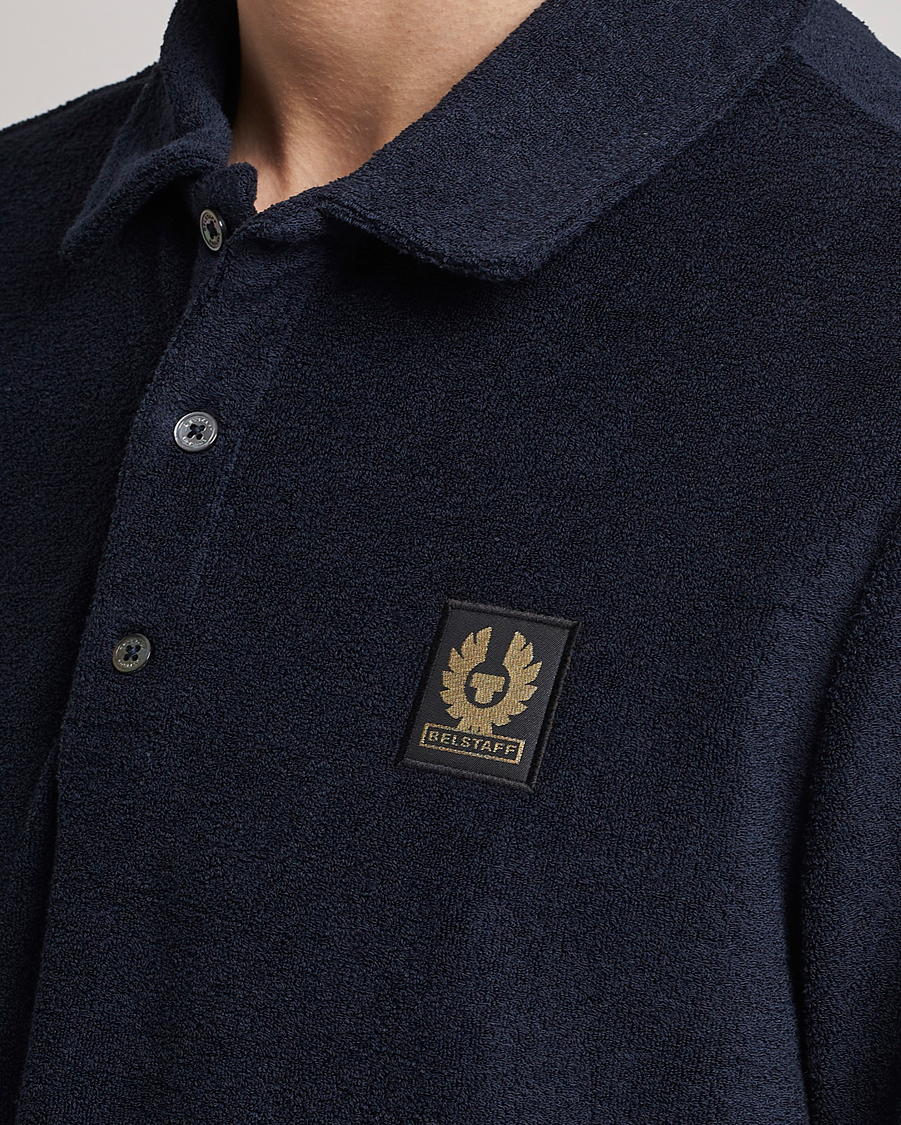 Herren | Poloshirts | Belstaff | Tether Terry Polo Dark Ink